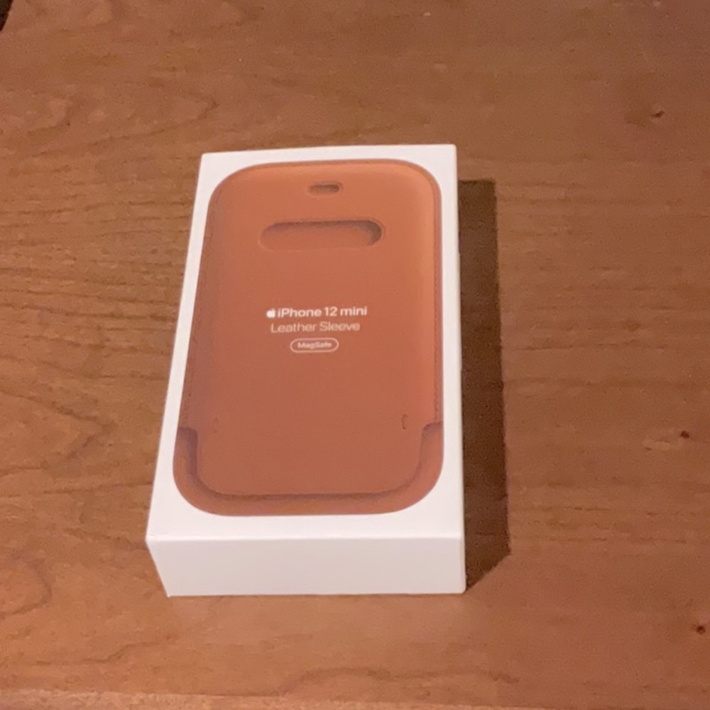 iPhone 12 mini leather sleeve BRAND NEW